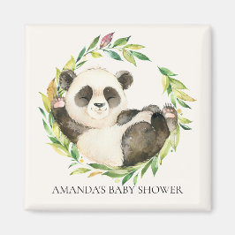 Imán Sweet Panda Bear Baby Shower Favnet