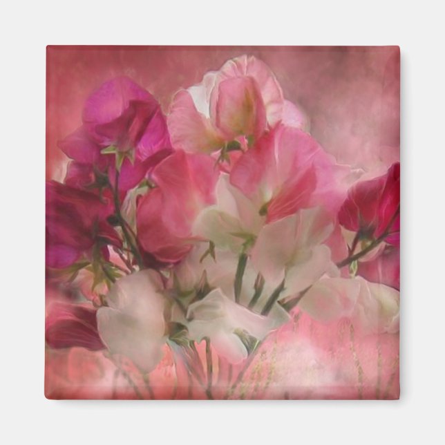 Imán Sweet Peas Art Magnet (Frente)