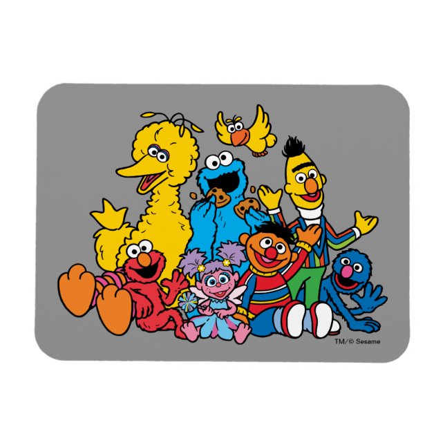 Imán Sweet Sesame Street Pals (Horizontal)
