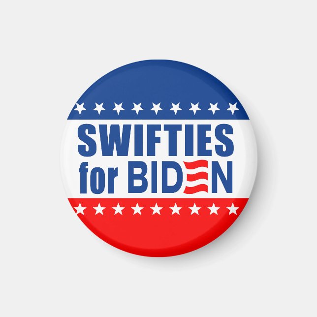 Imán "SWIFTIES for BIDEN" (Frente)