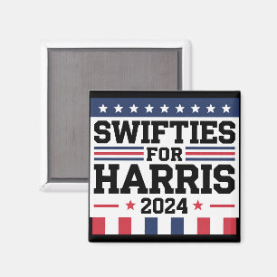 Imán Swifties por Kamala Harris 2024 Apoyo al Voto 