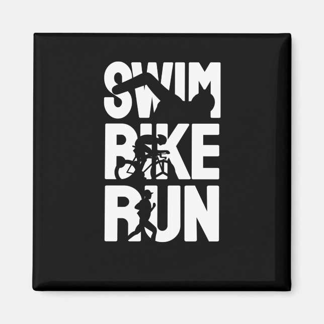 Imán Swim Bike Run (Frente)