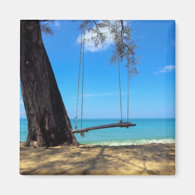Imán Swings & Tree on the Sand (Frente)