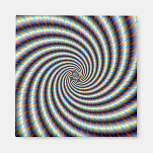 Imán Swirl Psychedelic