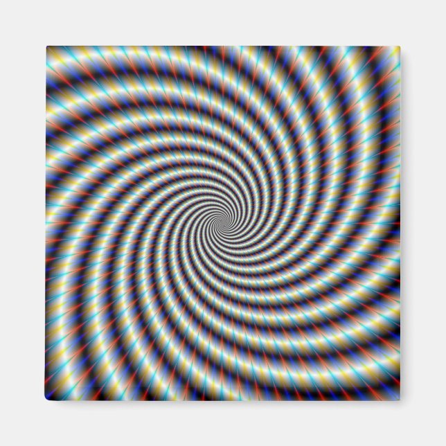 Imán Swirl Psychedelic (Frente)