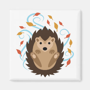 Imán Swirling Fall Hedgehog