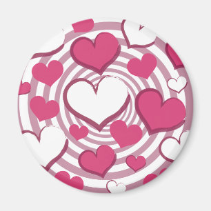 Imán Swirly Hearts Magnet