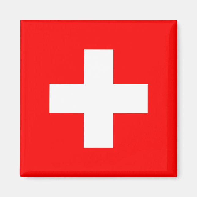 Imán Switzerland Flag (Frente)