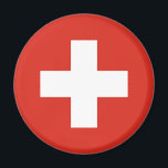 Imán Switzerland Flag<br><div class="desc">Patriotic flag of Switzerland.</div>