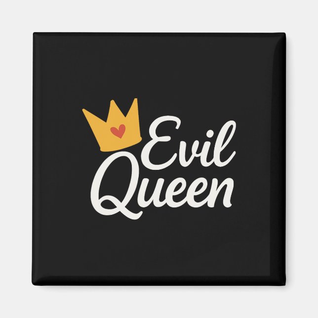 Imán Sy Evil Queen Crown Funny Costume (Frente)