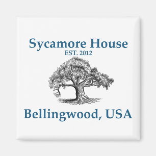 Imán Sycamore House Magnet
