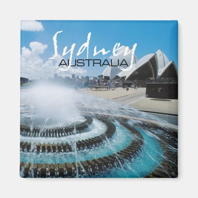 Imán Sydney Australia Travel Souvenir Magnet (Frente)