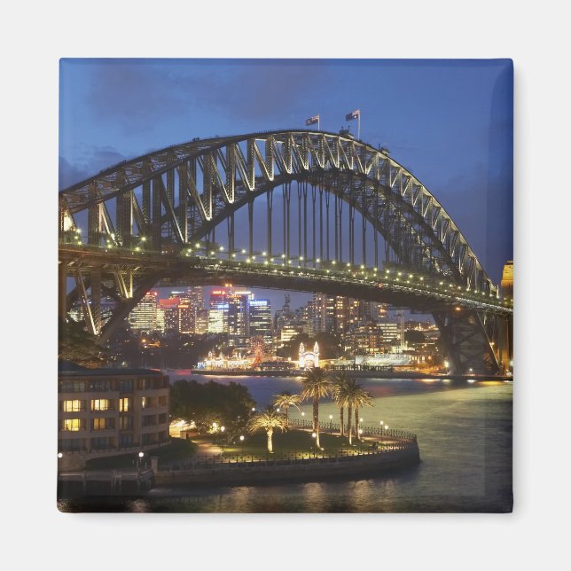 Imán Sydney Harbour Bridge y Park Hyatt Sydney Hotel (Frente)