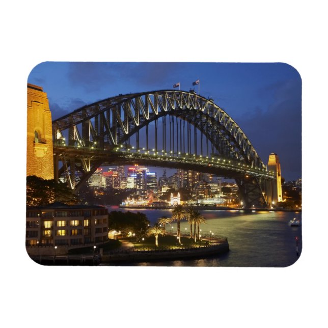 Imán Sydney Harbour Bridge y Park Hyatt Sydney Hotel (Horizontal)
