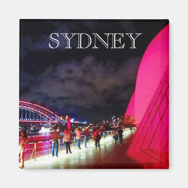Imán sydney red (Frente)