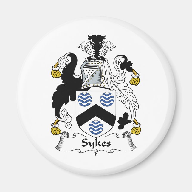 Imán Sykes Family Crest (Frente)