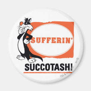 Imán ¡SYLVESTER™ Sufrimiento Succotash!