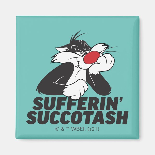 Imán SYLVESTER™ "Sufrir por Succotash" Sulking (Frente)