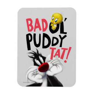 Imán SYLVESTER™ y TWEETET™ - Mal Ol' Puddy Tat