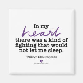 Imán SylviasStory Shakepseare Magnet