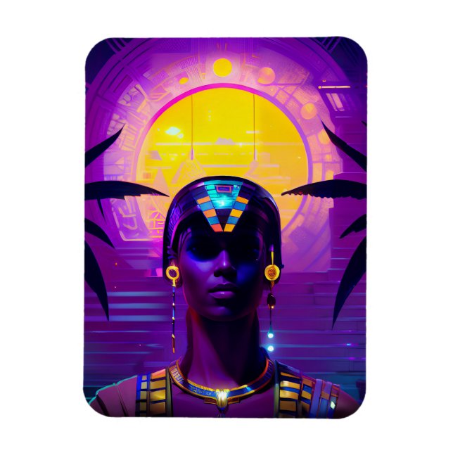 Imán Synthwave Pharaoh (Vertical)