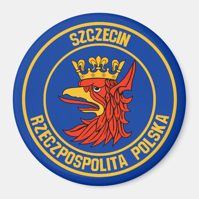 Imán Szczecin Round Emblem (Frente)
