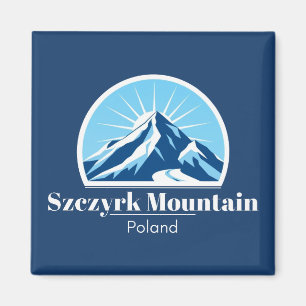 Imán Szczyrk Mountain Poland ski resort souvenir