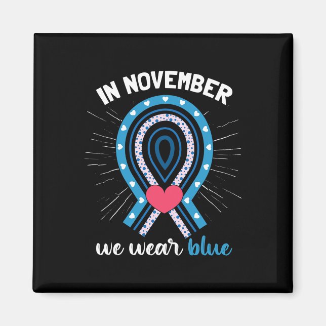 Imán T1D Sensibilización sobre la diabetes Día T1 (Frente)