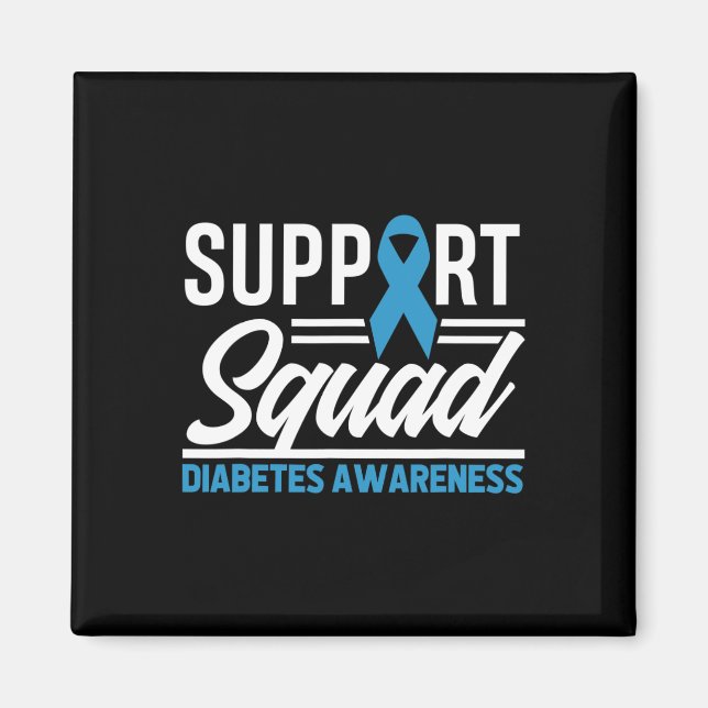 Imán T1d T2d Warrid Support Squad Diabetes Sensibilizac (Frente)