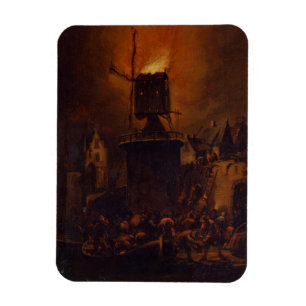 Imán T30554A el molino de viento ardiente, 1662 (el