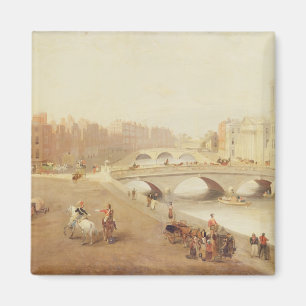 Imán T34018 el río Liffey y las cortes de ley, Dublín