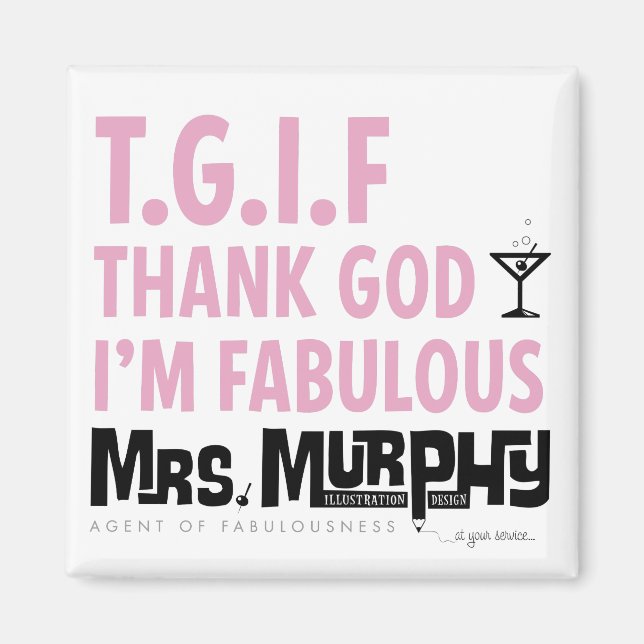 Imán T.G.I.F - magnet (Frente)