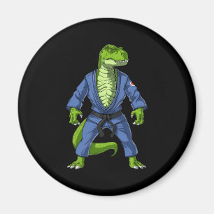 Imán T-Rex Dinosaur Jiu-Jitsu