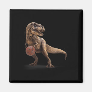 Imán T Rex Dinosaur Jugando Baloncesto Dinosaurio Diver