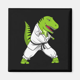 Imán T-rex Dinosaur Karate Kickboxing Artes Marciales J