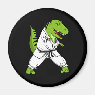 Imán T-Rex Dinosaur Ninja Martial Arts Karate