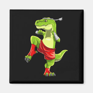 Imán T-rex divertido de Muay Thai - Boxeo Tailandés 