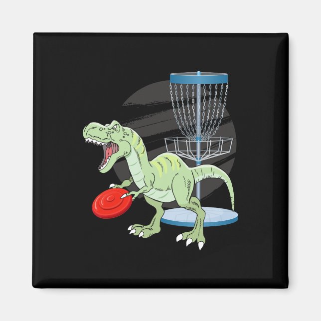 Imán T Rex Frisbee Dinosaur Recreational Tosser Dino Di (Frente)