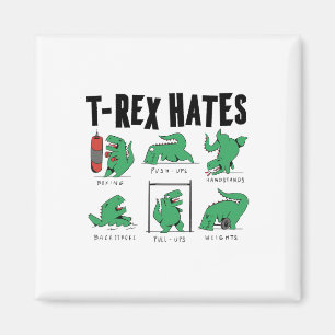 Imán T-rex Hates Boxing Push-ups Handstand Backkes