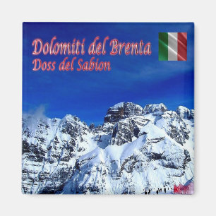 Imán TAA047 BRENTA DOLOMITES, Doss del Sabion, Fridge
