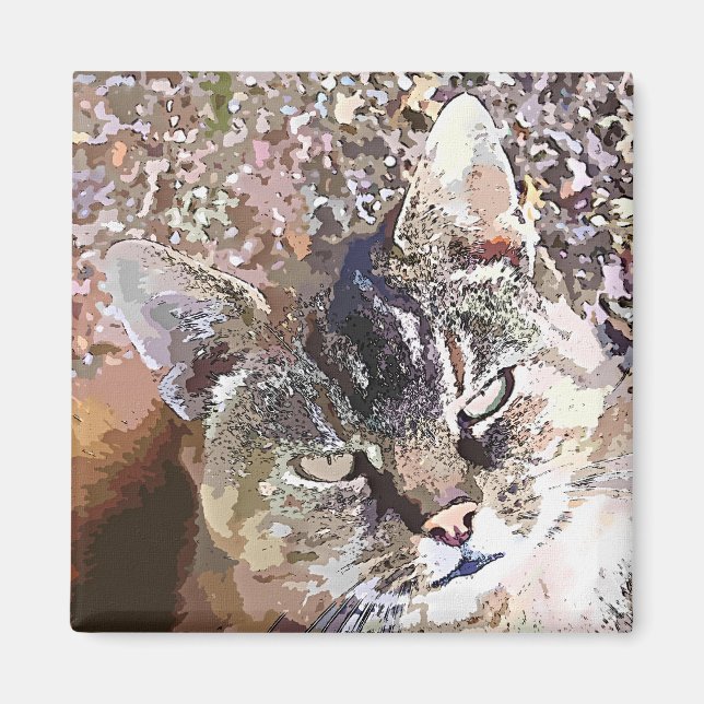 IMÁN TABBY CAT (Frente)