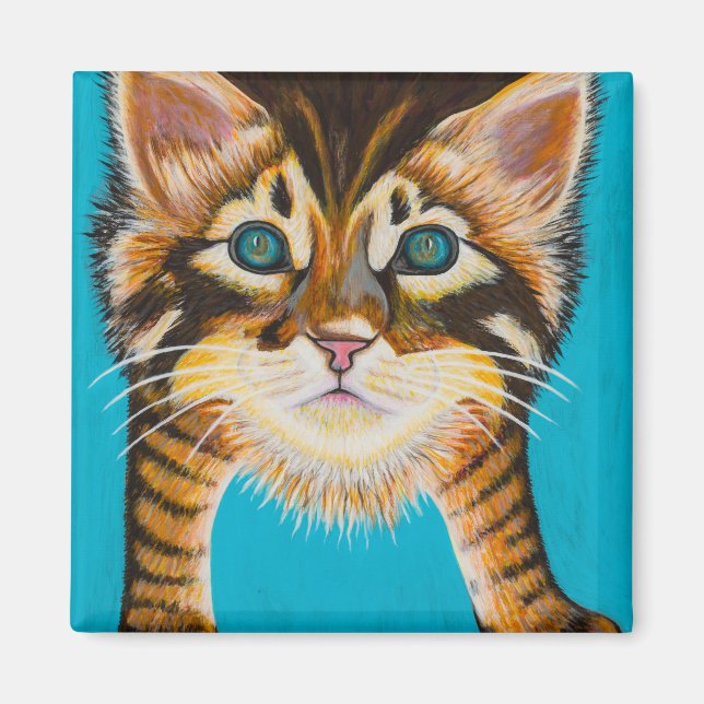 Imán Tabby Kitten (Frente)