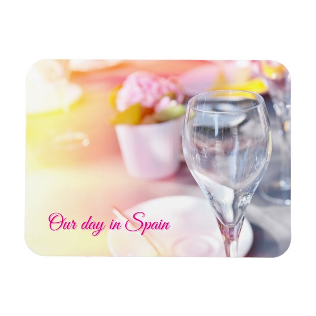 Imán tabla boda (Horizontal)