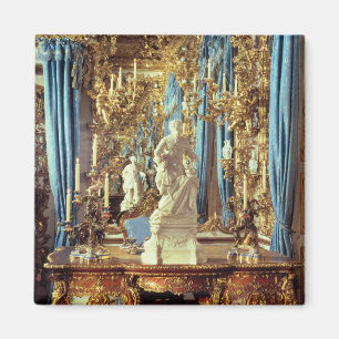 Imán Tabla de escritura y estatua de Louis XV