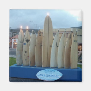 Imán Tabla hawaiana Menorah