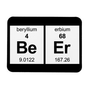 Imán Tabla periódica de BeEr
