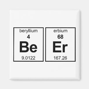 Imán Tabla periódica de BeEr