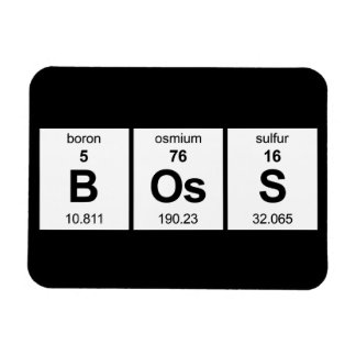 Imán Tabla periódica de BOsS