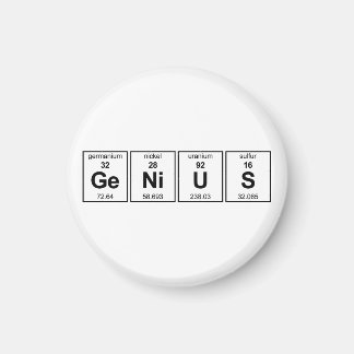 Imán Tabla periódica de GeNiUS