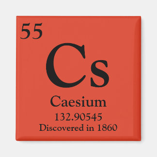 Imán Tabla periódica del cesio